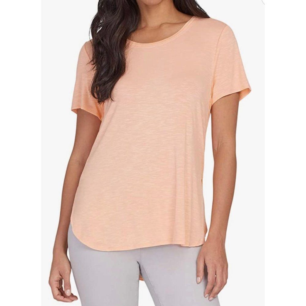 Wassio Side Slit Slub Knit Top Size XL